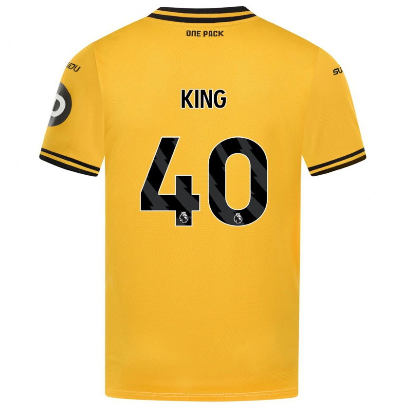 Danxen Mujer Camiseta Tom King #40 Amarillo 1ª Equipación 2024/25 La Camisa