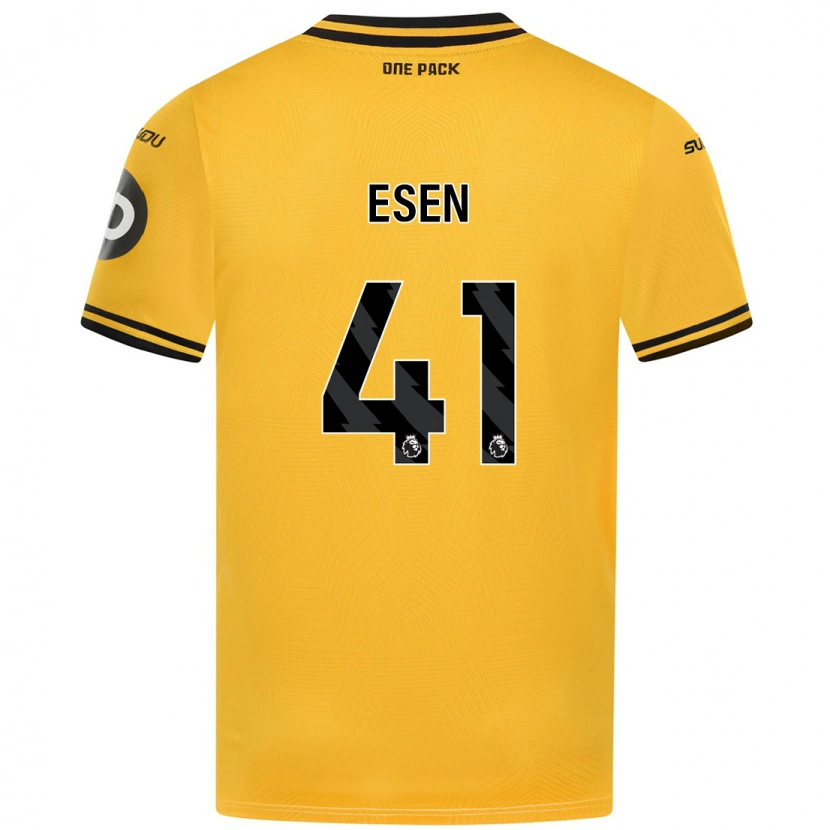 Danxen Mujer Camiseta Josh Esen #41 Amarillo 1ª Equipación 2024/25 La Camisa