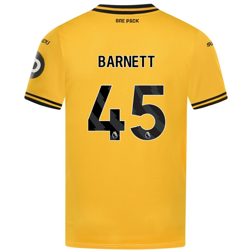 Danxen Mujer Camiseta Ty Barnett #45 Amarillo 1ª Equipación 2024/25 La Camisa