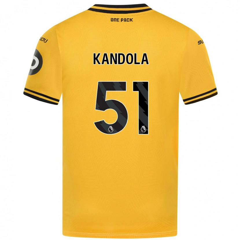 Danxen Mujer Camiseta Kam Kandola #51 Amarillo 1ª Equipación 2024/25 La Camisa