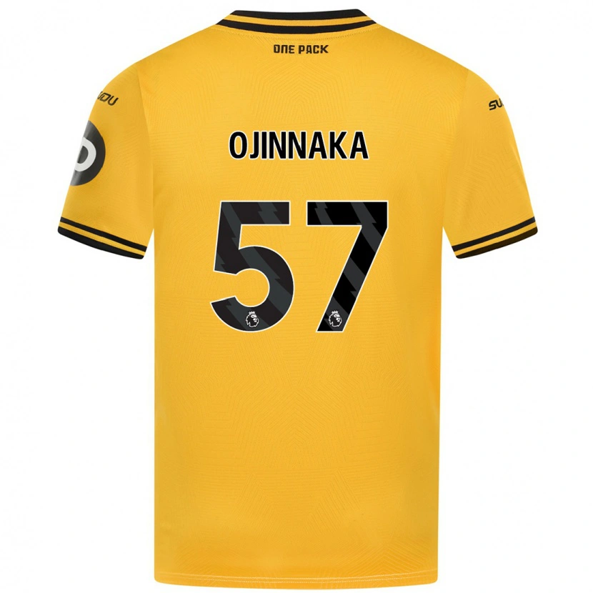 Danxen Mujer Camiseta Temple Ojinnaka #57 Amarillo 1ª Equipación 2024/25 La Camisa