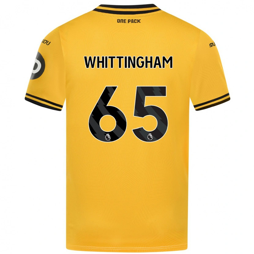 Danxen Mujer Camiseta Matthew Whittingham #65 Amarillo 1ª Equipación 2024/25 La Camisa