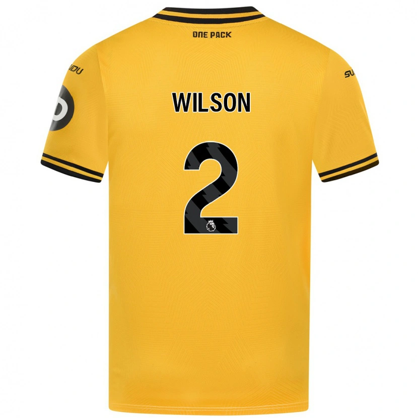 Danxen Mujer Camiseta Ellie Wilson #2 Amarillo 1ª Equipación 2024/25 La Camisa