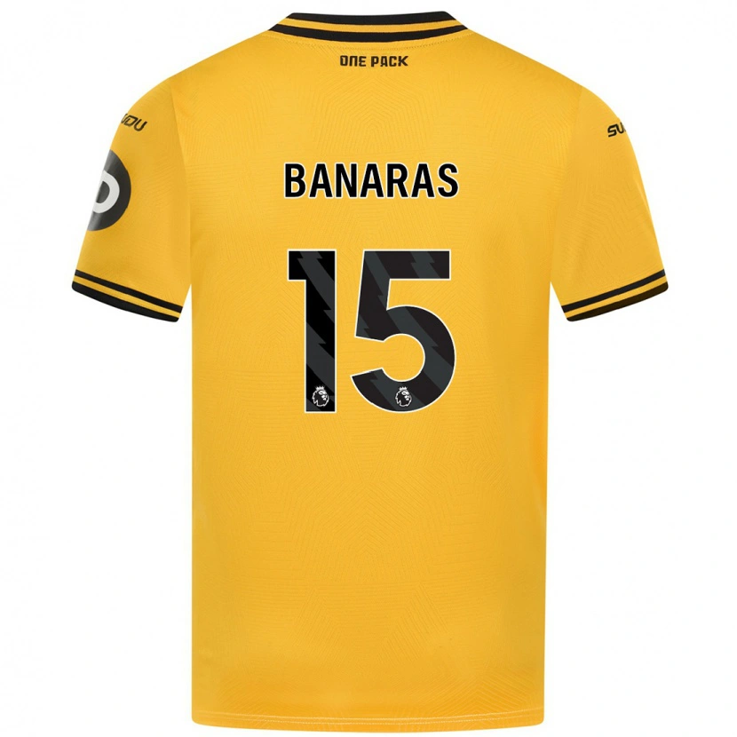 Danxen Mujer Camiseta Layla Banaras #15 Amarillo 1ª Equipación 2024/25 La Camisa