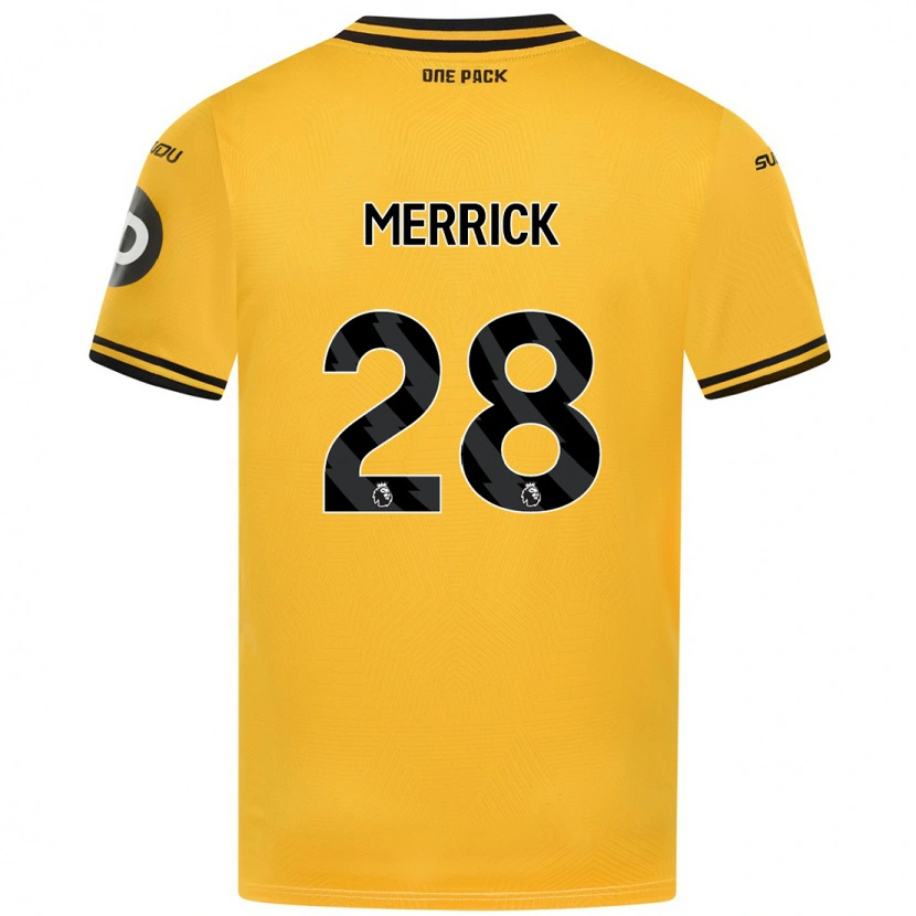 Danxen Mujer Camiseta Beth Merrick #28 Amarillo 1ª Equipación 2024/25 La Camisa