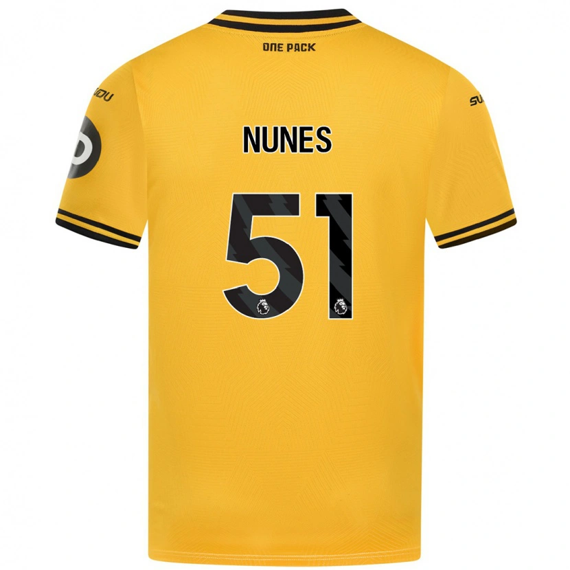 Danxen Mujer Camiseta Grazi Nunes #51 Amarillo 1ª Equipación 2024/25 La Camisa