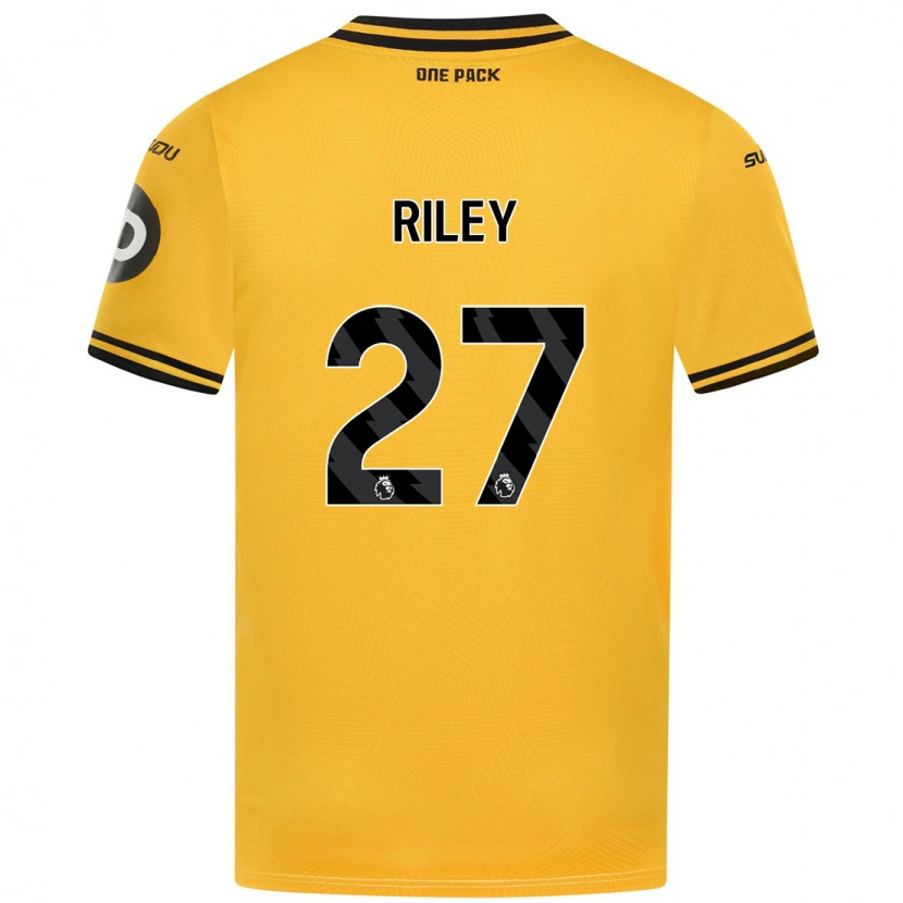 Danxen Mujer Camiseta Lauren Riley #27 Amarillo 1ª Equipación 2024/25 La Camisa