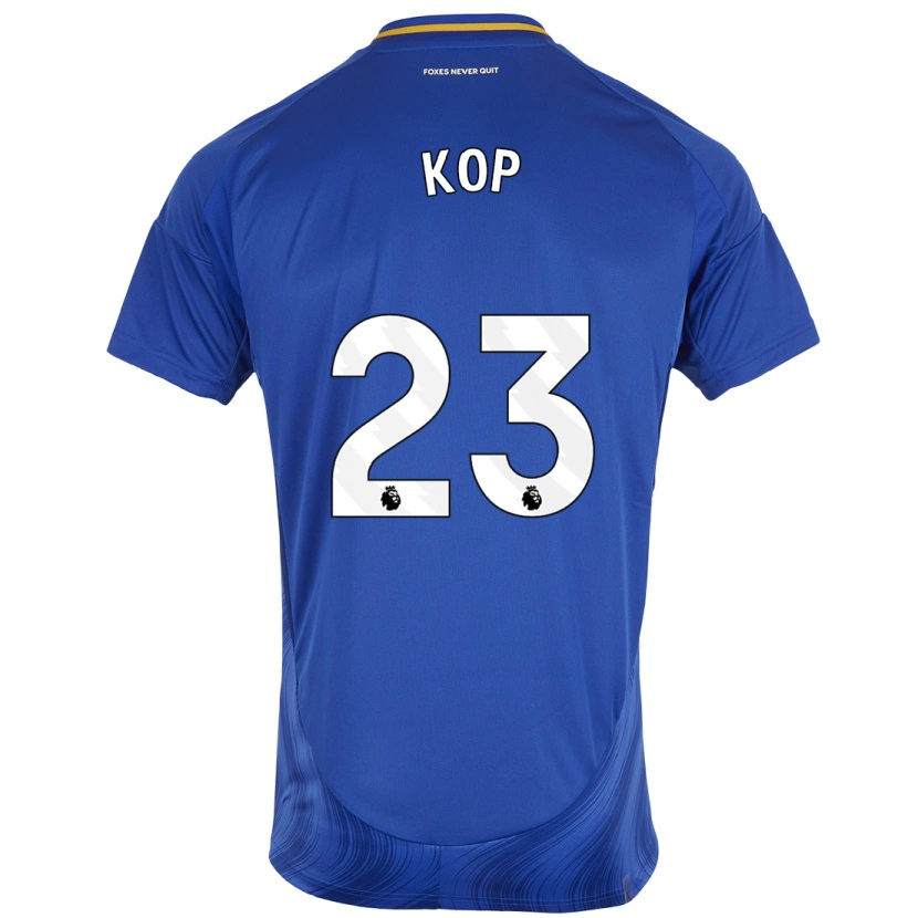 Danxen Mujer Camiseta Lize Kop #23 Azul Blanco 1ª Equipación 2024/25 La Camisa