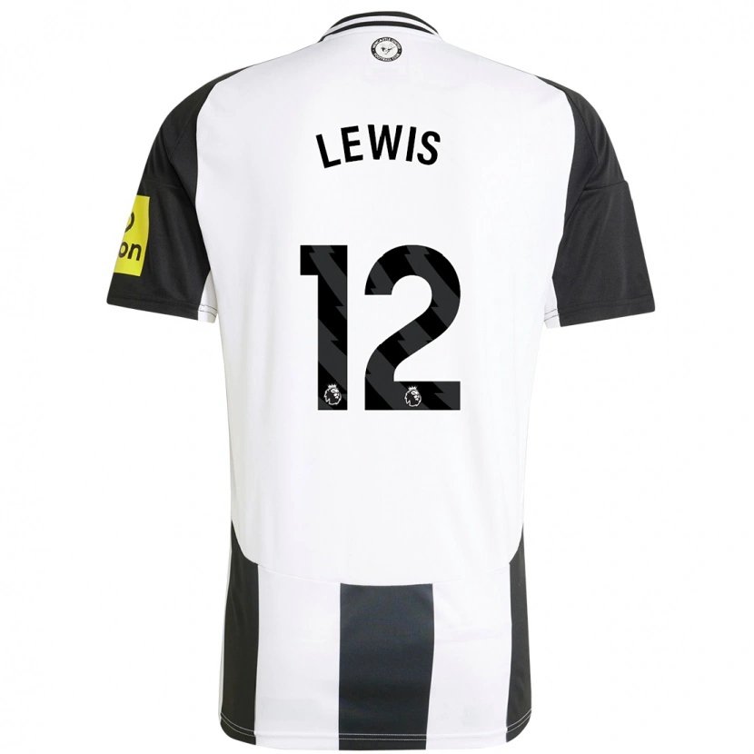 Danxen Mujer Camiseta Jamal Lewis #12 Blanco Negro 1ª Equipación 2024/25 La Camisa