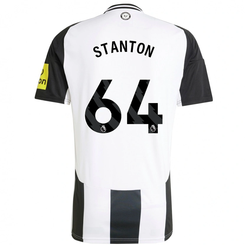 Danxen Mujer Camiseta Ellis Stanton #64 Blanco Negro 1ª Equipación 2024/25 La Camisa