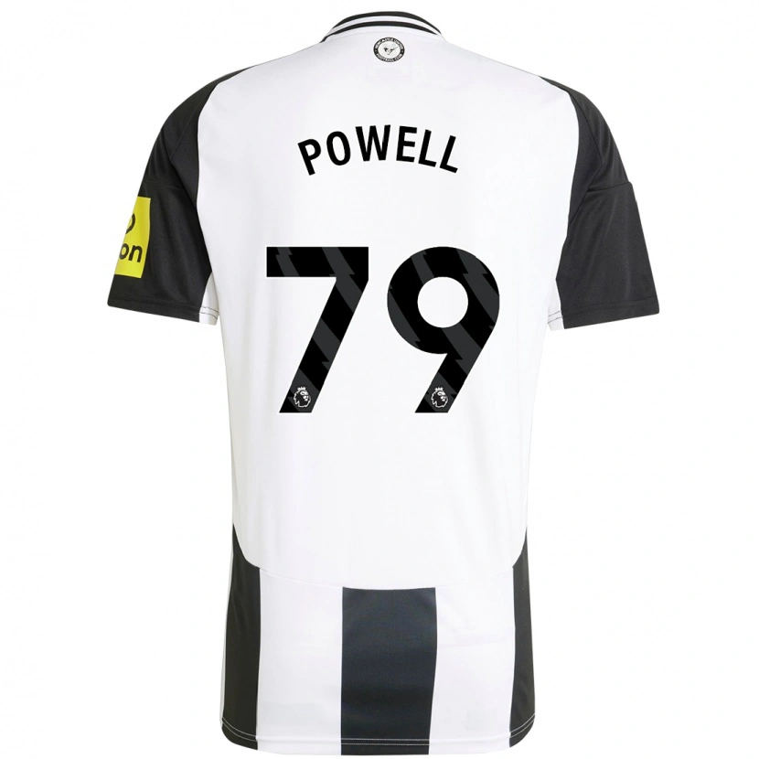 Danxen Mujer Camiseta Rory Powell #79 Blanco Negro 1ª Equipación 2024/25 La Camisa