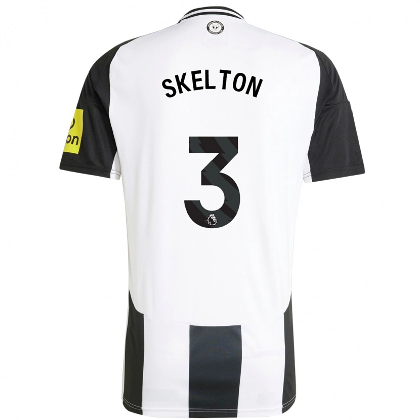 Danxen Mujer Camiseta Keira Skelton #3 Blanco Negro 1ª Equipación 2024/25 La Camisa