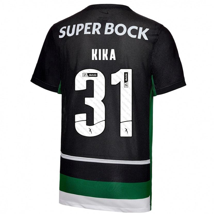 Danxen Mujer Camiseta Kika #31 Negro Blanco Verde 1ª Equipación 2024/25 La Camisa