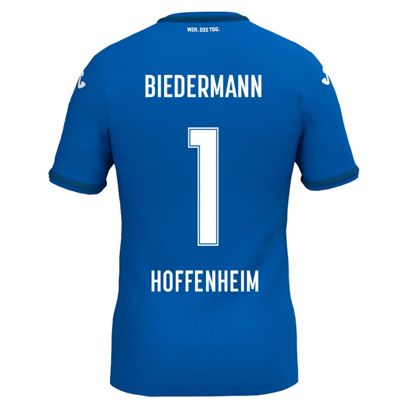 Danxen Mujer Camiseta Nico Biedermann #1 Azul Real 1ª Equipación 2024/25 La Camisa