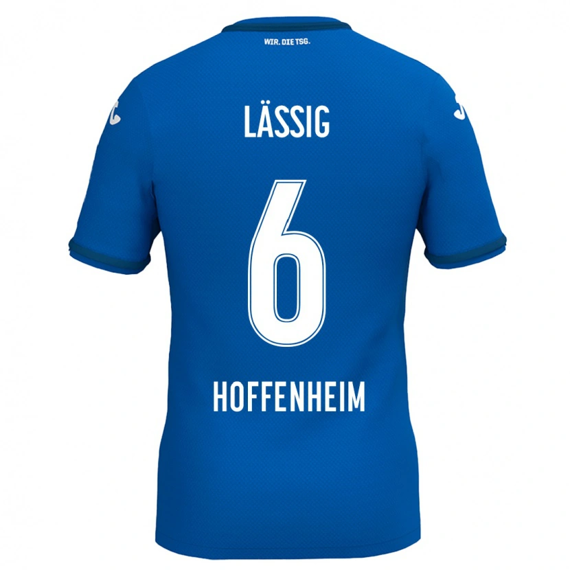 Danxen Mujer Camiseta Valentin Lässig #6 Azul Real 1ª Equipación 2024/25 La Camisa