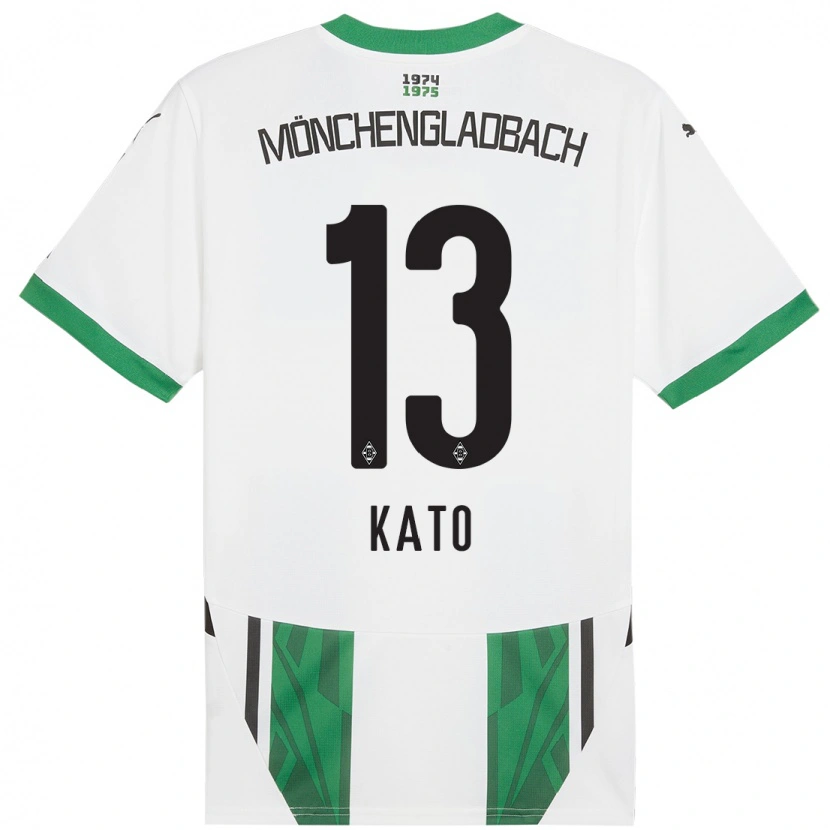 Danxen Mujer Camiseta Mizuho Kato #13 Blanco Verde 1ª Equipación 2024/25 La Camisa