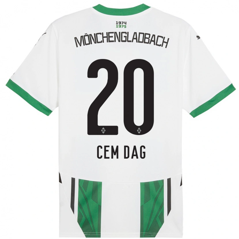 Danxen Mujer Camiseta Cem Dag #20 Blanco Verde 1ª Equipación 2024/25 La Camisa