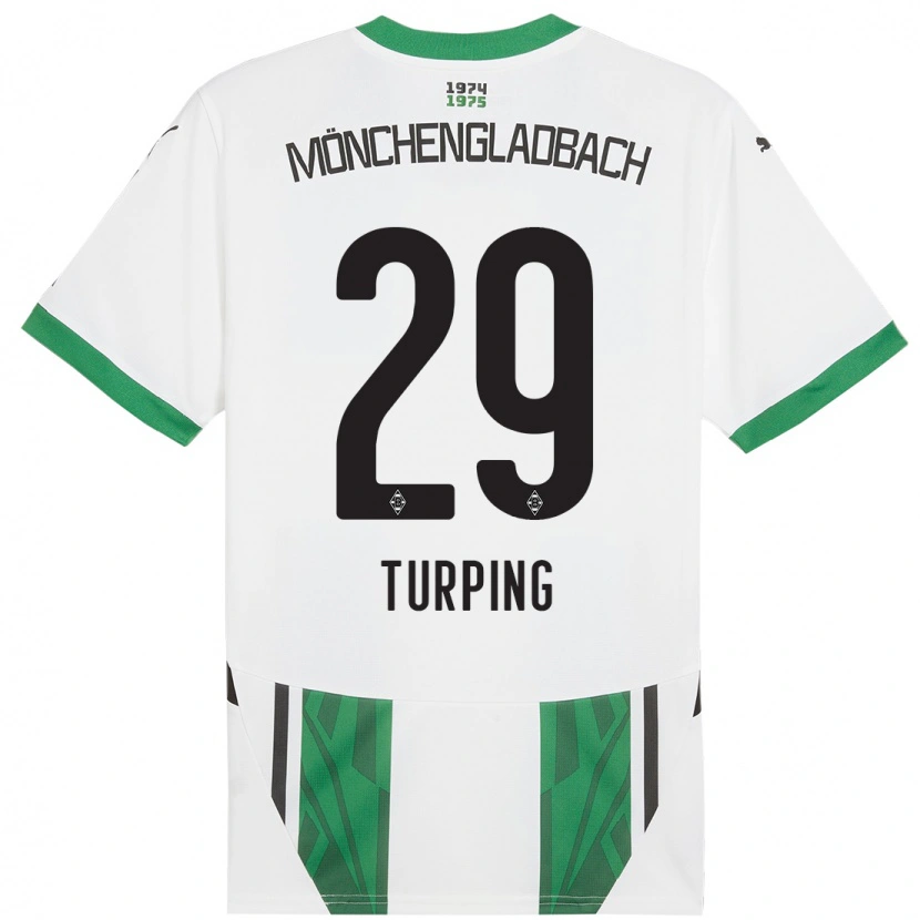 Danxen Mujer Camiseta Selim Turping #29 Blanco Verde 1ª Equipación 2024/25 La Camisa