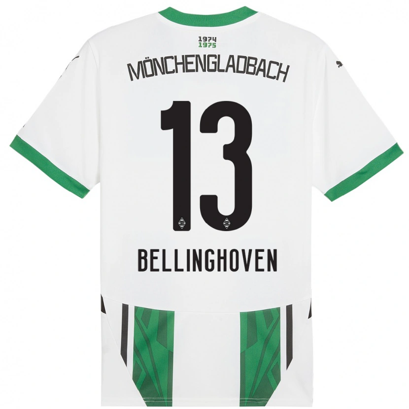 Danxen Mujer Camiseta Christina Bellinghoven #13 Blanco Verde 1ª Equipación 2024/25 La Camisa