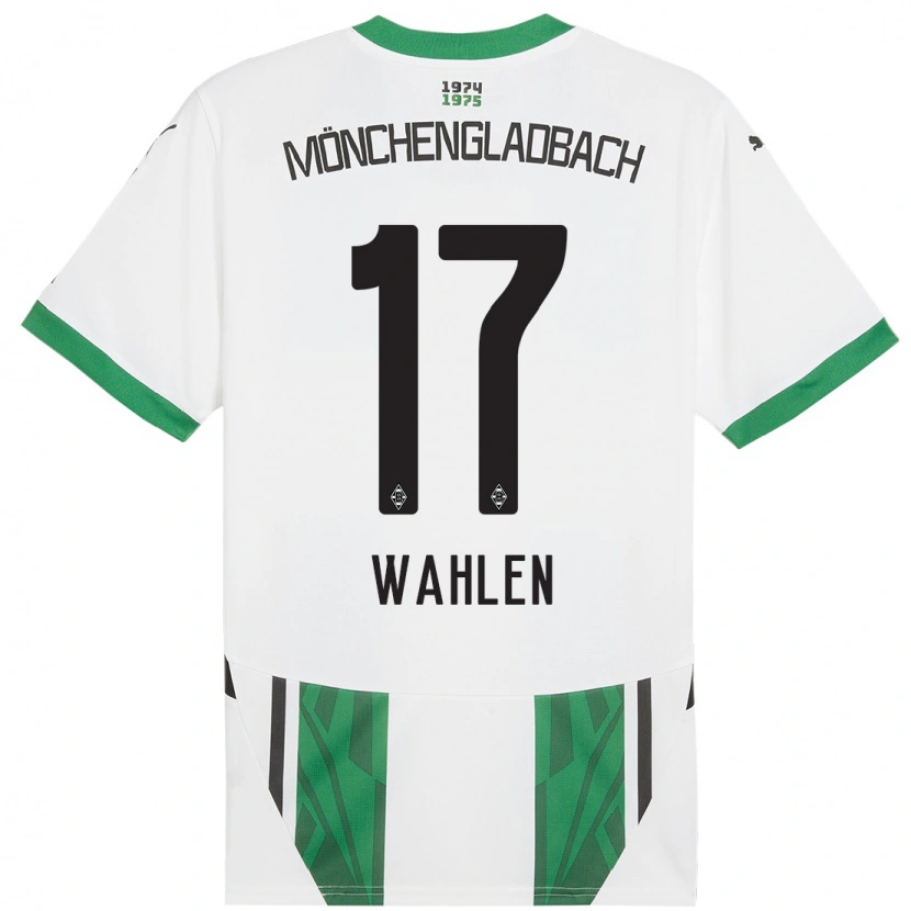 Danxen Mujer Camiseta Vanessa Wahlen #17 Blanco Verde 1ª Equipación 2024/25 La Camisa