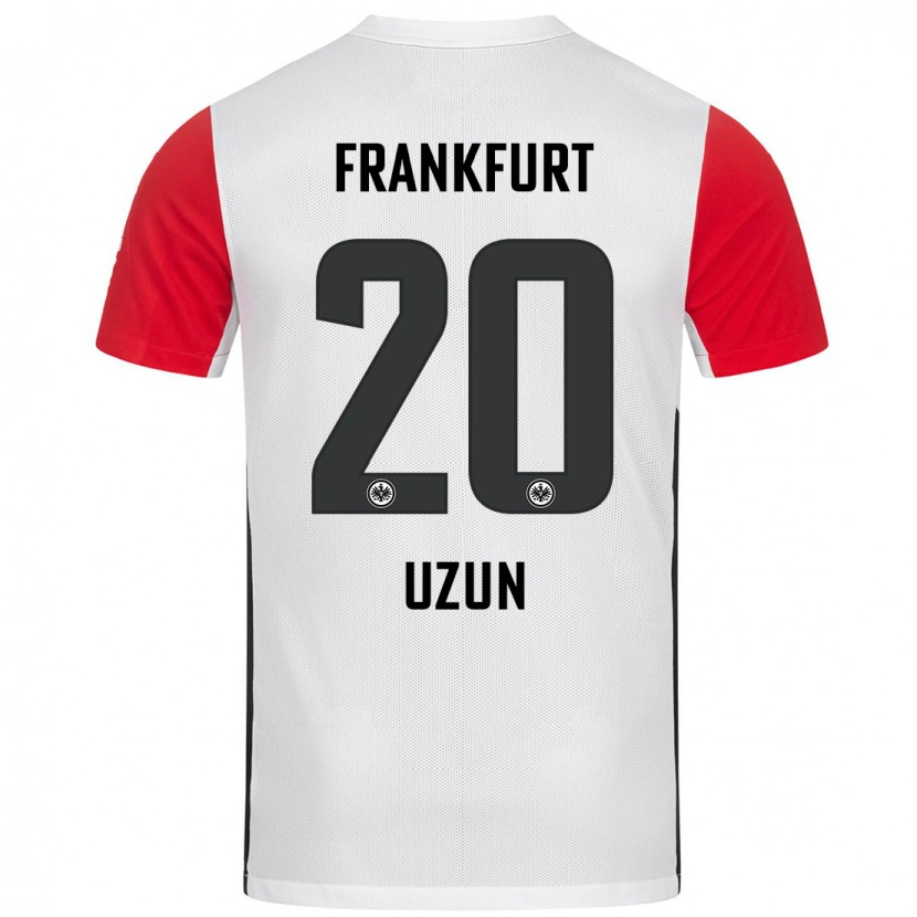 Danxen Mujer Camiseta Can Uzun #20 Blanco Rojo 1ª Equipación 2024/25 La Camisa