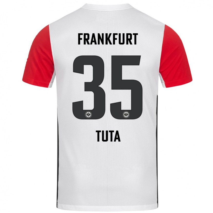 Danxen Mujer Camiseta Tuta #35 Blanco Rojo 1ª Equipación 2024/25 La Camisa