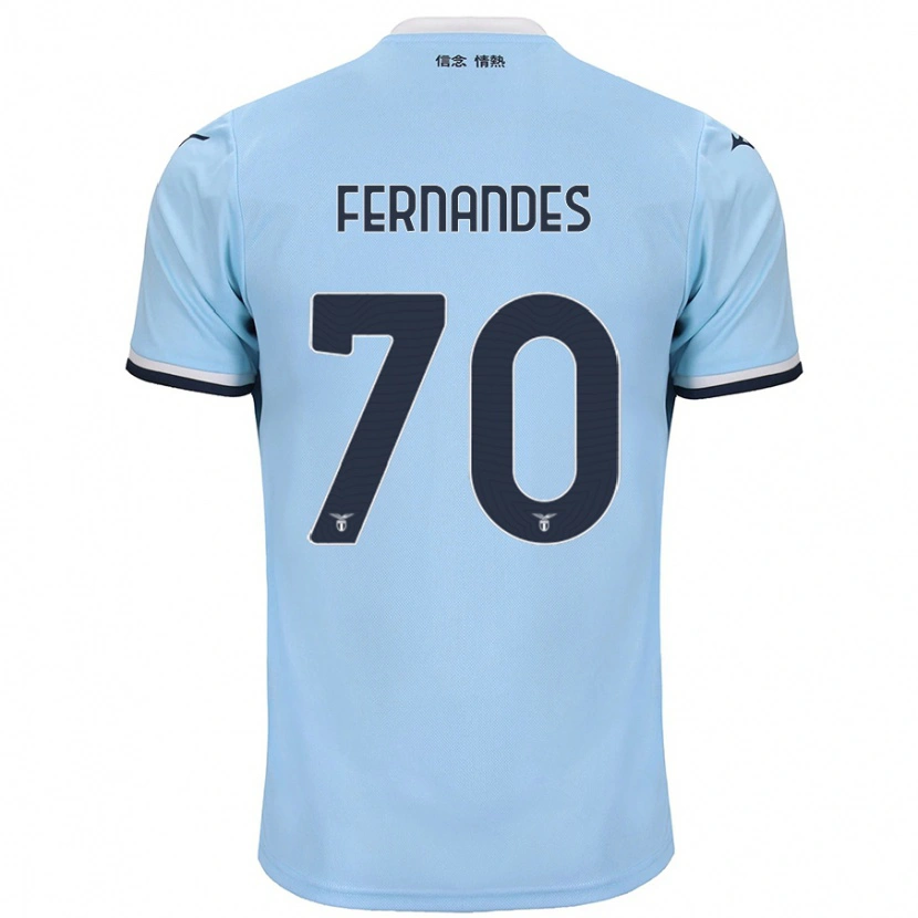 Danxen Mujer Camiseta Saná Fernandes #70 Azul 1ª Equipación 2024/25 La Camisa