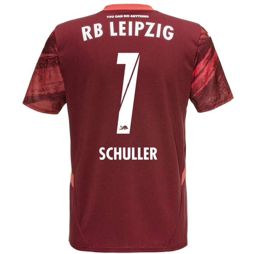 Danxen Mujer Camiseta Gina Schüller #1 Borgoña 2ª Equipación 2024/25 La Camisa