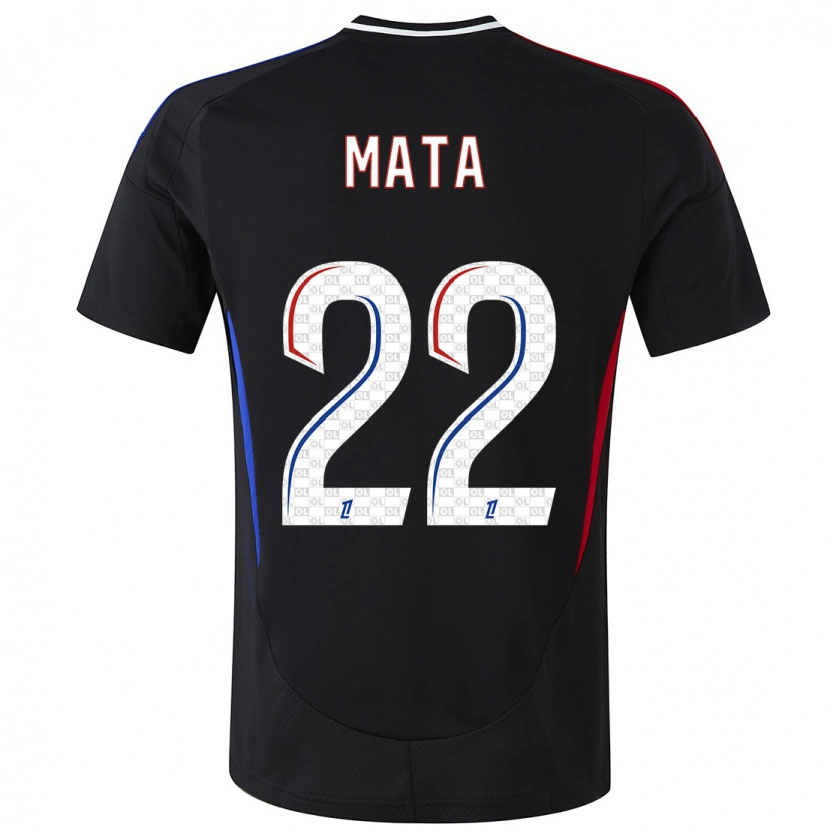 Danxen Mujer Camiseta Clinton Mata #22 Negro 2ª Equipación 2024/25 La Camisa