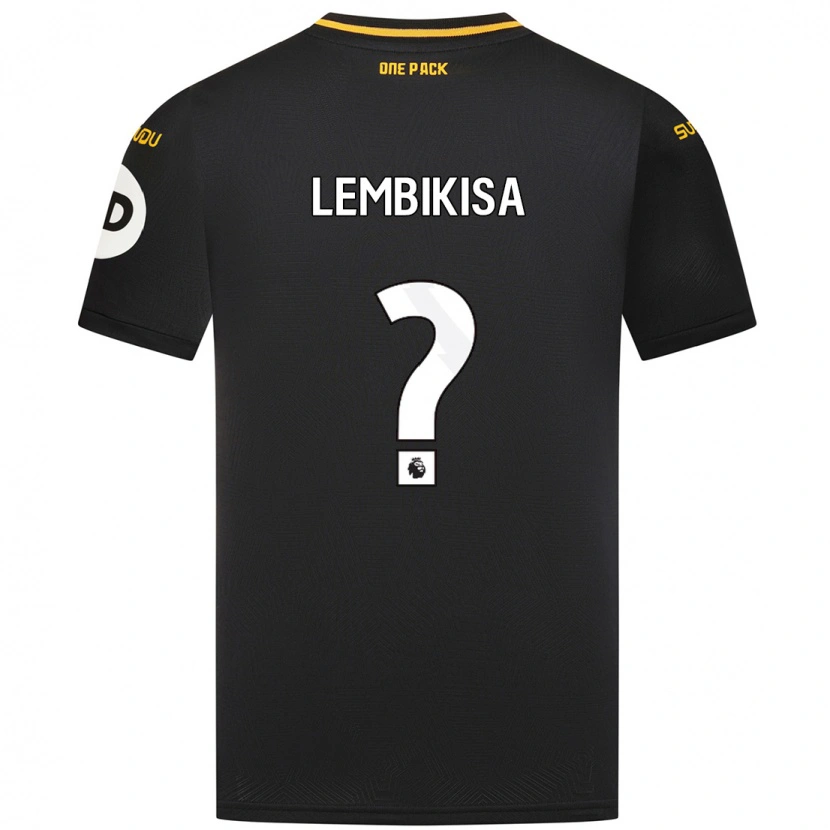 Danxen Mujer Camiseta Dexter Lembikisa #0 Negro 2ª Equipación 2024/25 La Camisa