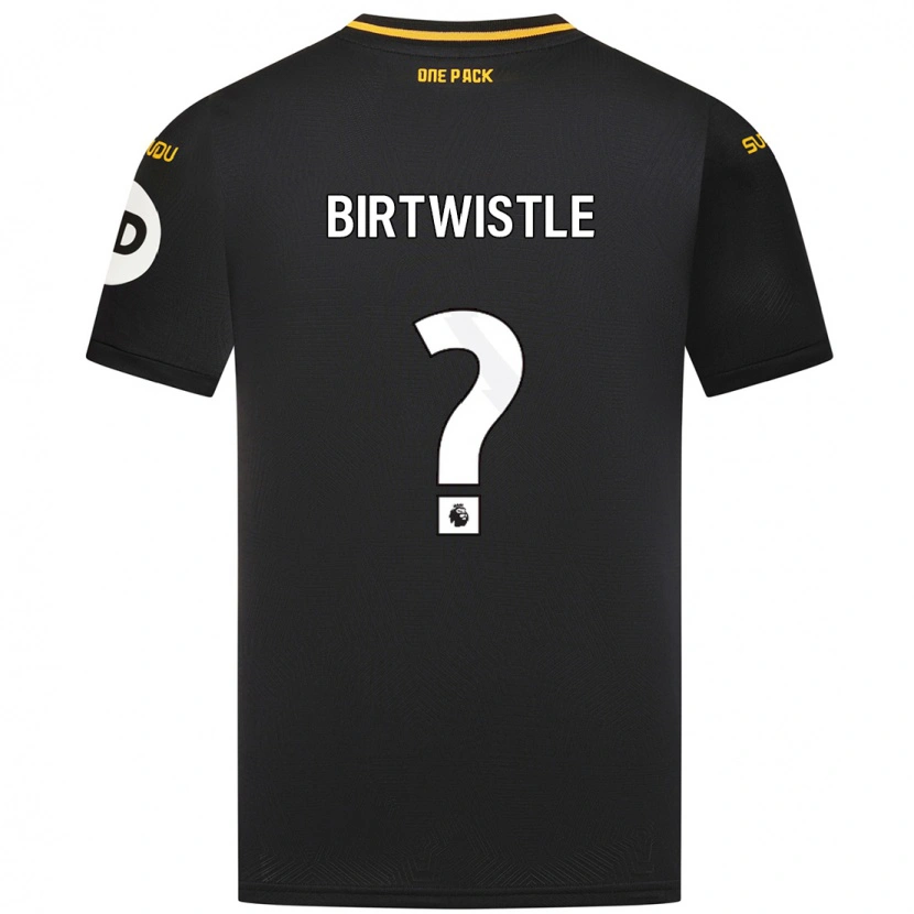 Danxen Mujer Camiseta Harry Birtwistle #0 Negro 2ª Equipación 2024/25 La Camisa