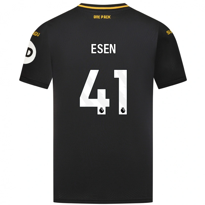 Danxen Mujer Camiseta Josh Esen #41 Negro 2ª Equipación 2024/25 La Camisa