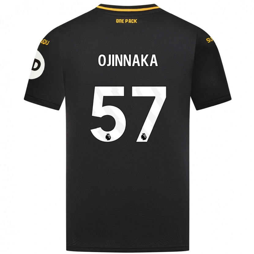 Danxen Mujer Camiseta Temple Ojinnaka #57 Negro 2ª Equipación 2024/25 La Camisa