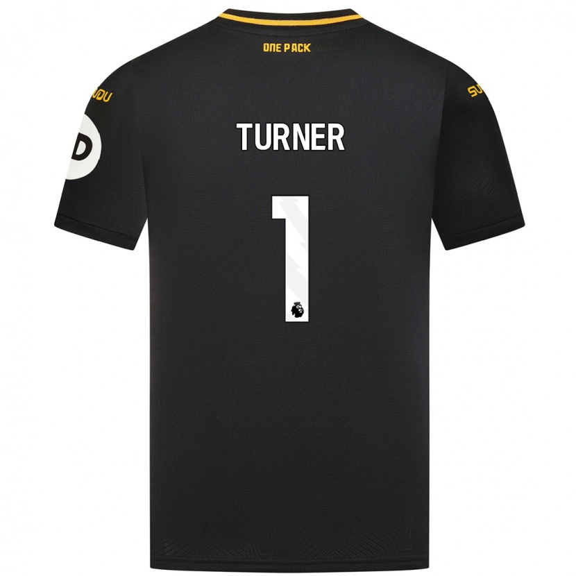 Danxen Mujer Camiseta Shannon Turner #1 Negro 2ª Equipación 2024/25 La Camisa