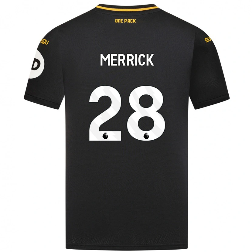 Danxen Mujer Camiseta Beth Merrick #28 Negro 2ª Equipación 2024/25 La Camisa