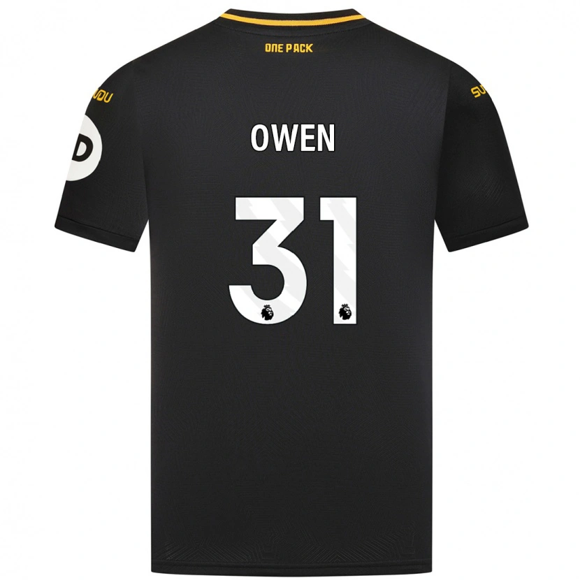 Danxen Mujer Camiseta Skye Owen #31 Negro 2ª Equipación 2024/25 La Camisa