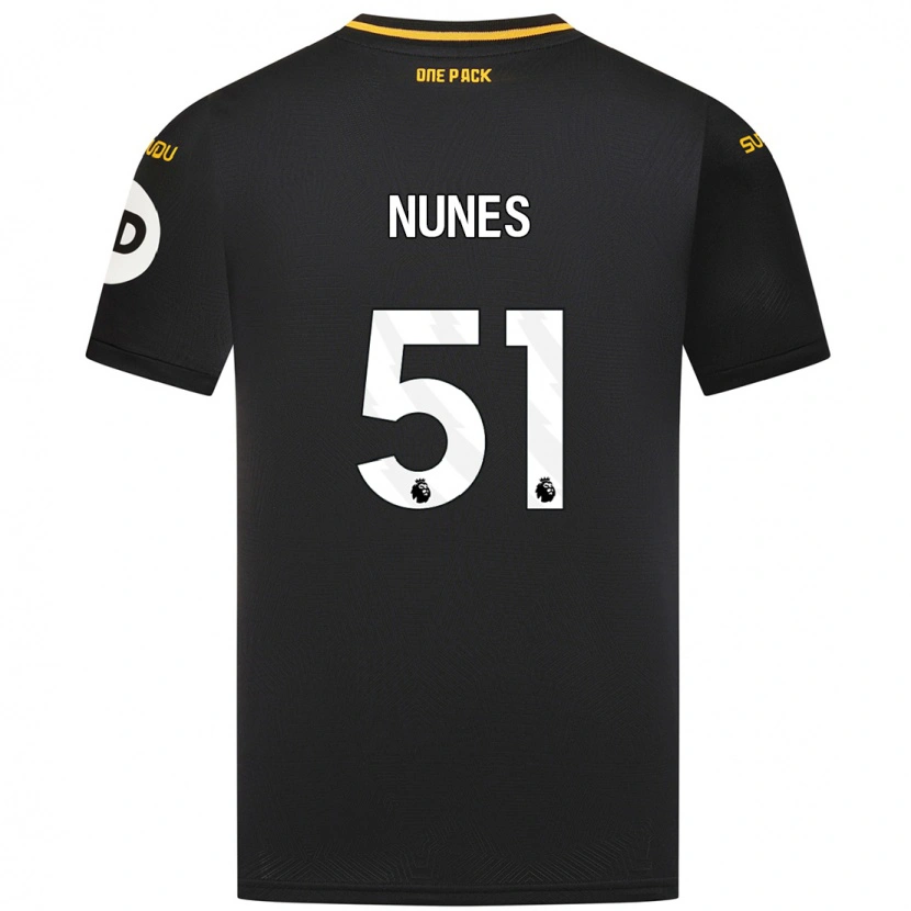 Danxen Mujer Camiseta Grazi Nunes #51 Negro 2ª Equipación 2024/25 La Camisa