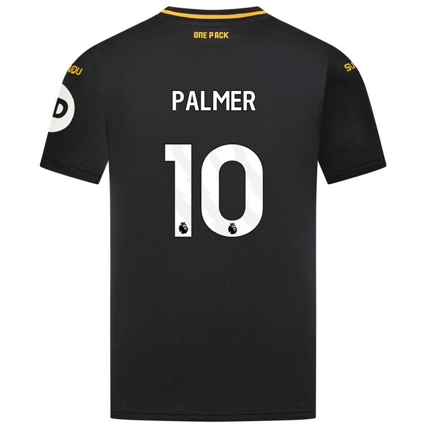 Danxen Mujer Camiseta Jamila Palmer #10 Negro 2ª Equipación 2024/25 La Camisa