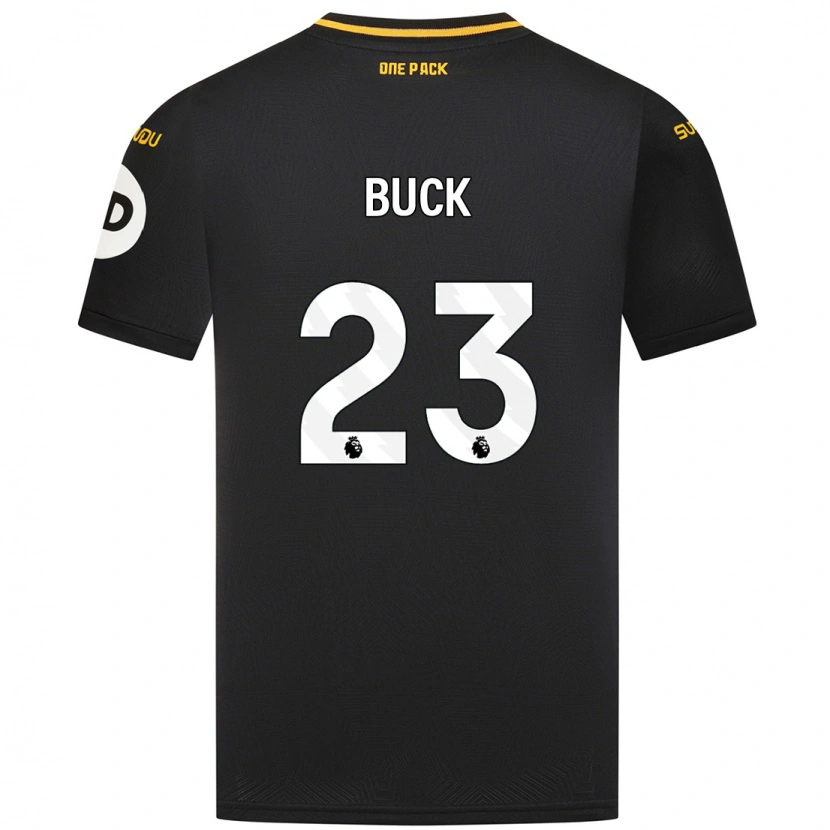 Danxen Mujer Camiseta Alex Buck #23 Negro 2ª Equipación 2024/25 La Camisa