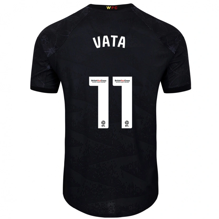 Danxen Mujer Camiseta Rocco Vata #11 Negro Blanco 2ª Equipación 2024/25 La Camisa