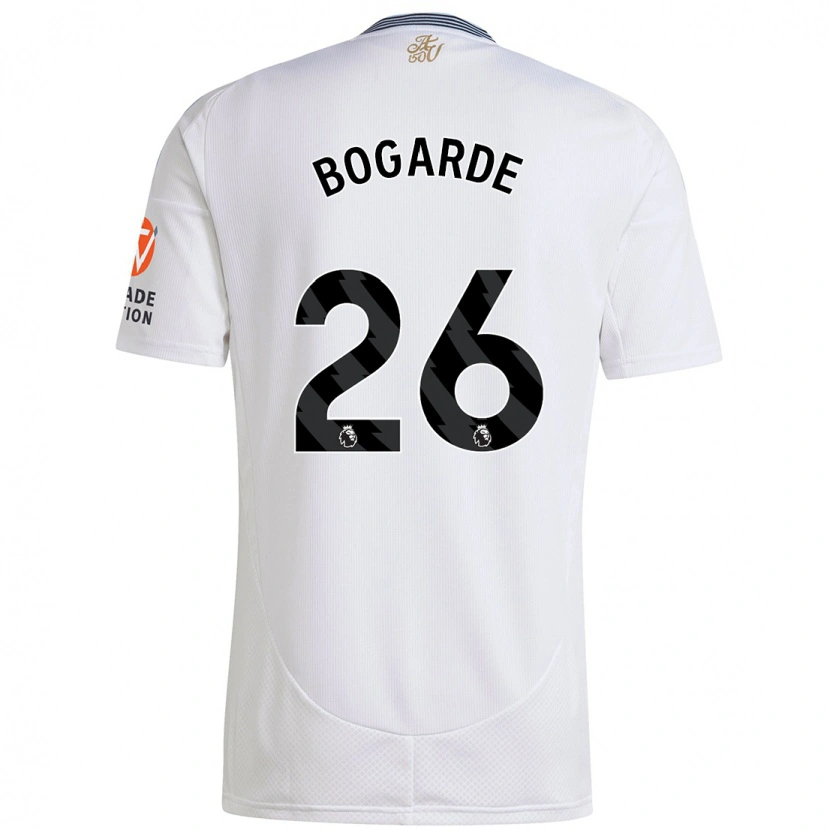 Danxen Mujer Camiseta Lamare Bogarde #26 Blanco 2ª Equipación 2024/25 La Camisa