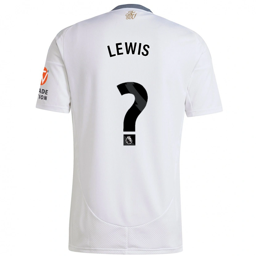 Danxen Mujer Camiseta Sam Lewis #0 Blanco 2ª Equipación 2024/25 La Camisa