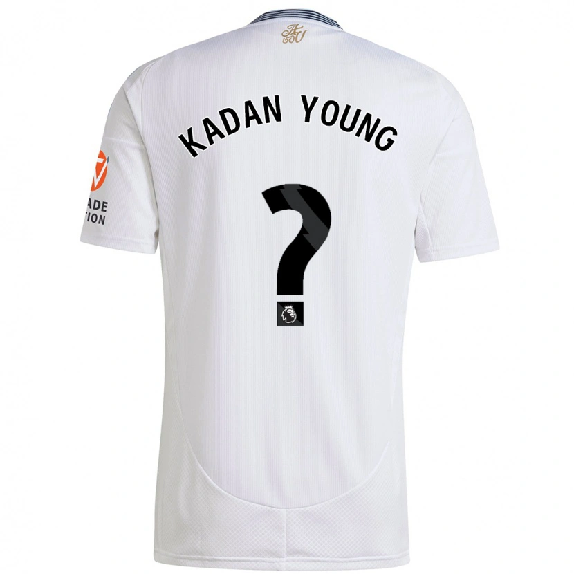 Danxen Mujer Camiseta Kadan Young #0 Blanco 2ª Equipación 2024/25 La Camisa