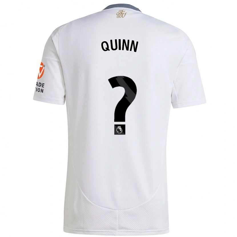 Danxen Mujer Camiseta Keilan Quinn #0 Blanco 2ª Equipación 2024/25 La Camisa