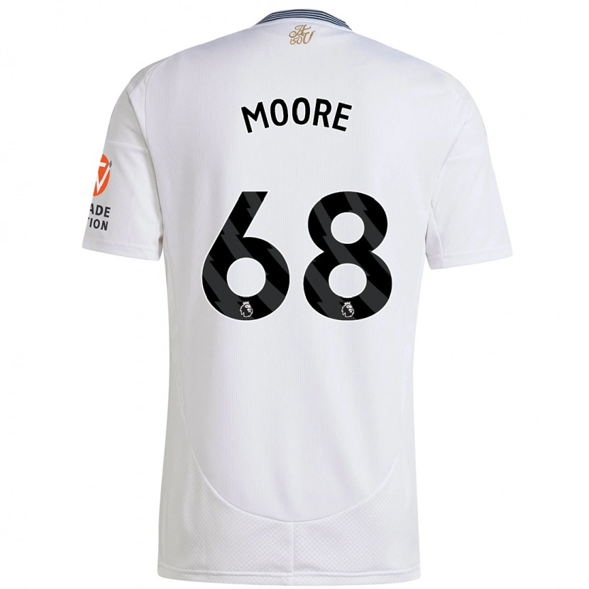 Danxen Mujer Camiseta Kobei Moore #68 Blanco 2ª Equipación 2024/25 La Camisa