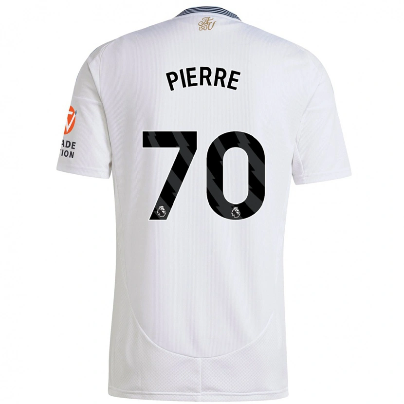 Danxen Mujer Camiseta Kyrie Pierre #70 Blanco 2ª Equipación 2024/25 La Camisa