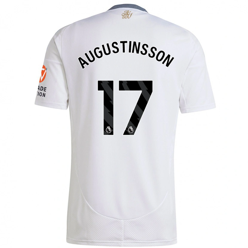 Danxen Mujer Camiseta Ludwig Augustinsson #17 Blanco 2ª Equipación 2024/25 La Camisa