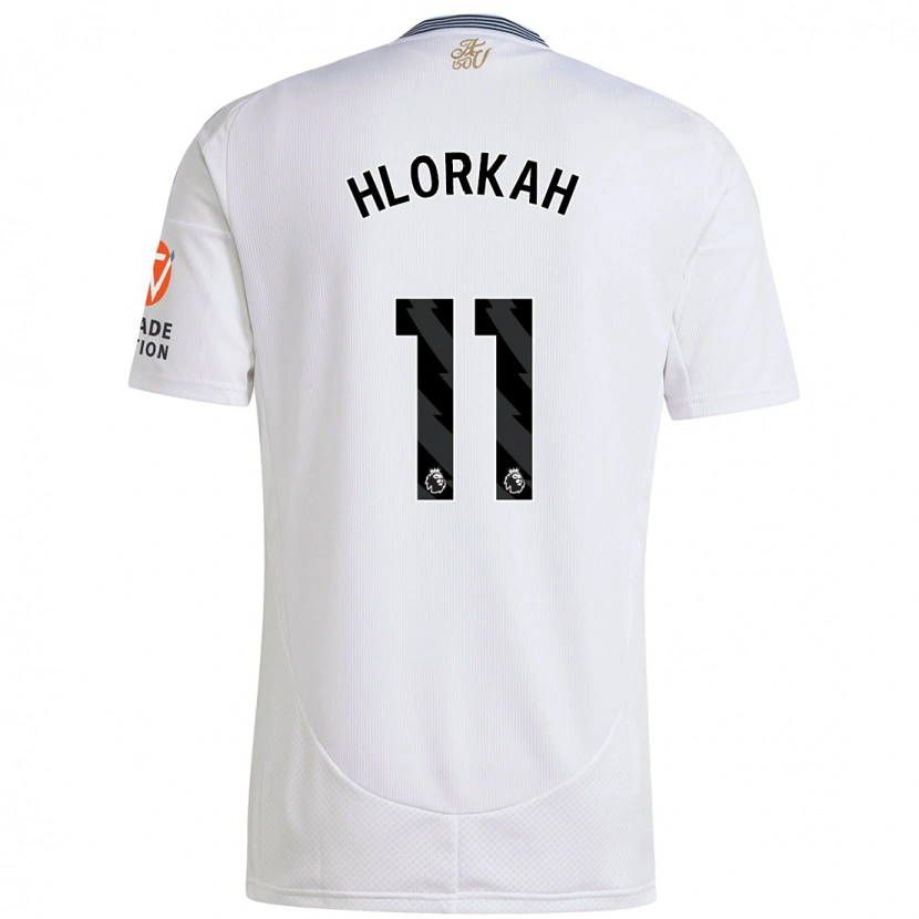 Danxen Mujer Camiseta Chantelle Boye-Hlorkah #11 Blanco 2ª Equipación 2024/25 La Camisa