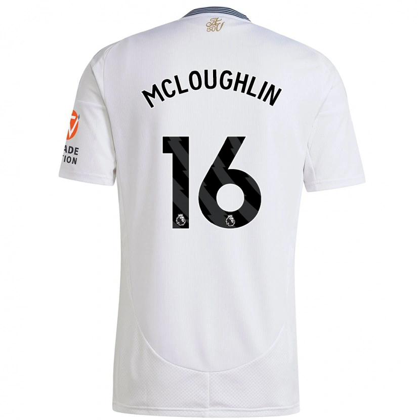 Danxen Mujer Camiseta Olivia Mcloughlin #16 Blanco 2ª Equipación 2024/25 La Camisa