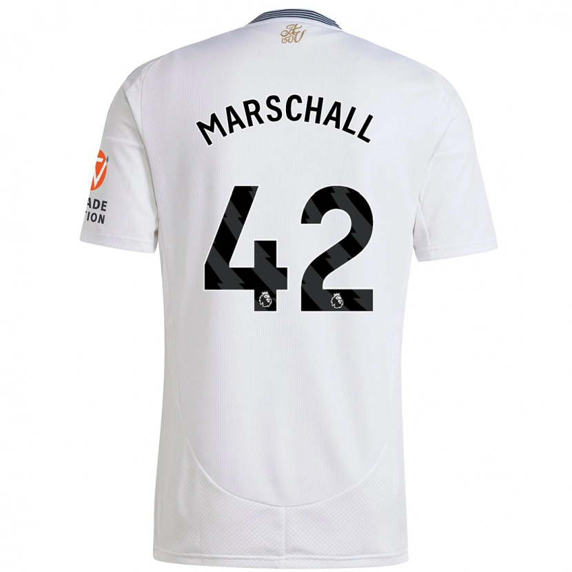 Danxen Mujer Camiseta Filip Marschall #42 Blanco 2ª Equipación 2024/25 La Camisa